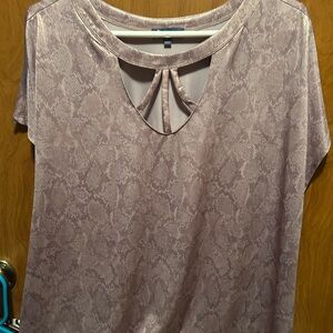 Like new Democracy Cream Snake Print Blouse